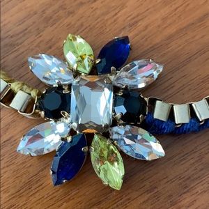 Beautiful gold, blue and yellow necklace